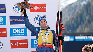 Zufrieden mit ihren Auftritten in Antholz: Franziska Preuß