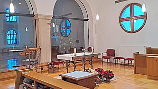 Ein Blick in die modernisierte Kirche und Kapelle