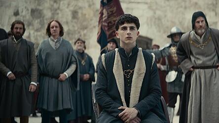Timothee Chalamet in 'The King'