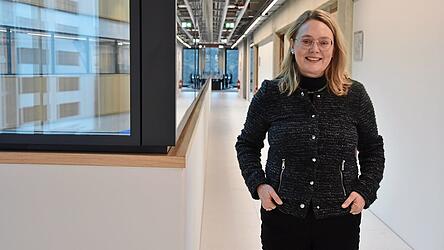 Doris Zellner leitet den Campus im zweiten Obergeschoss des Trainingszentrums der Firma Wolf.