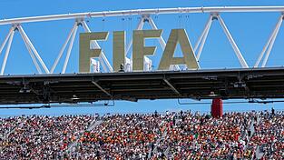 Ein FIFA-Logo bei WM in den USA, Mexiko und Kanada. (Archivbild) Ein FIFA-Logo bei WM in den USA, Mexiko und Kanada. (Archivbild)