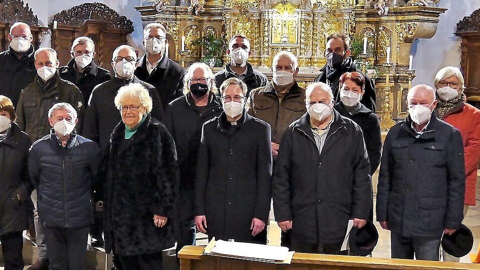 Diese anwesenden Mitglieder wurden f&uuml;r ihre jahrelange Treue zur Further Kolpingsfamilie geehrt.