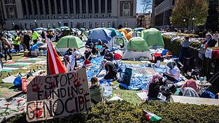 Columbia wurde im vergangenen Frühjahr zum Schauplatz großer propalästinensischer Demonstrationen und Gegenproteste. (Archivbild)