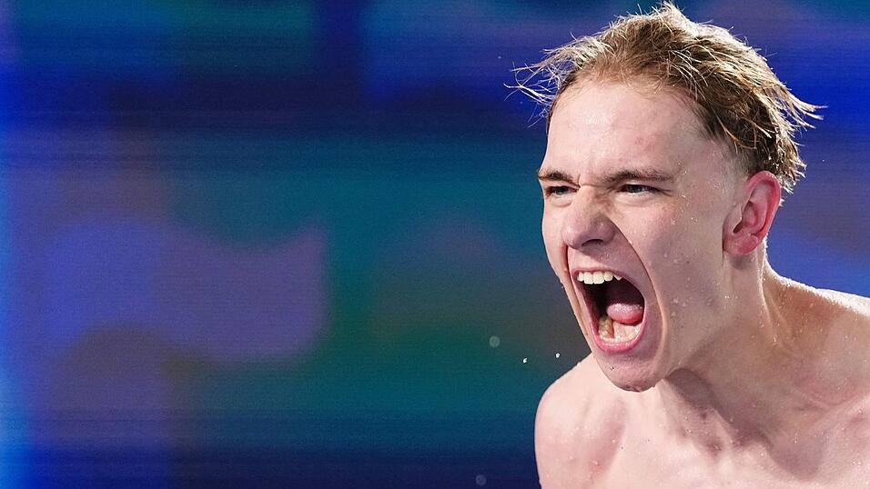 Da bricht die Freude aus Johannes Liebmann heraus.
