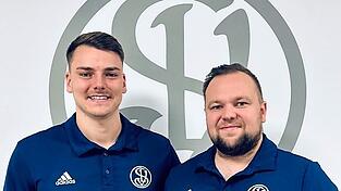 Robin Oswald (li.) und Max Maier haben eine gemeinsame Vergangenheit bei der SVL - und nun auch eine Zukunft.