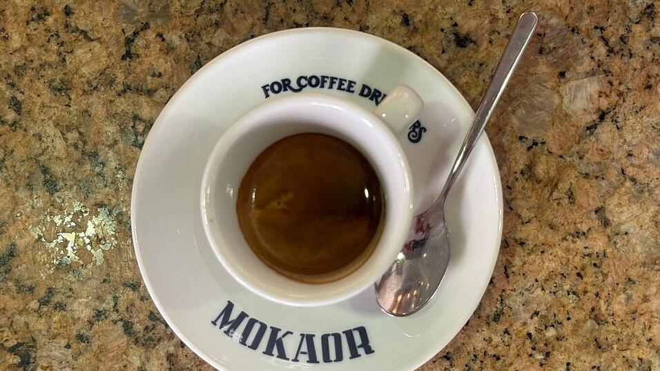 Der Preis für eine «tazzina di caffè» ist hier seit einem Vierteljahrhundert unverändert. Der Preis für eine «tazzina di caffè» ist hier seit einem Vierteljahrhundert unverändert.