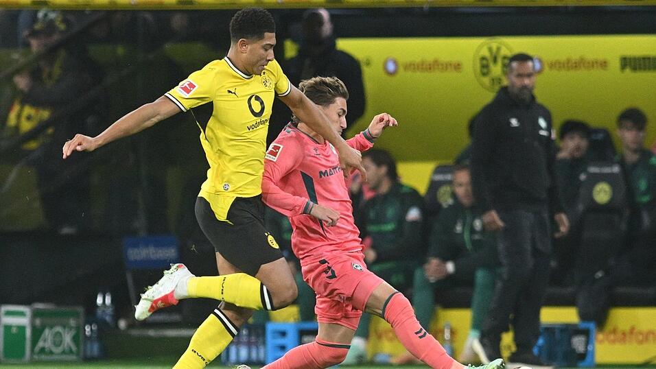 Borussia Dortmund und Werder Bremen benötigten nach der langen Länderspielpause etwas Zeit, um ins Spiel zu finden. Borussia Dortmund und Werder Bremen benötigten nach der langen Länderspielpause etwas Zeit, um ins Spiel zu finden.