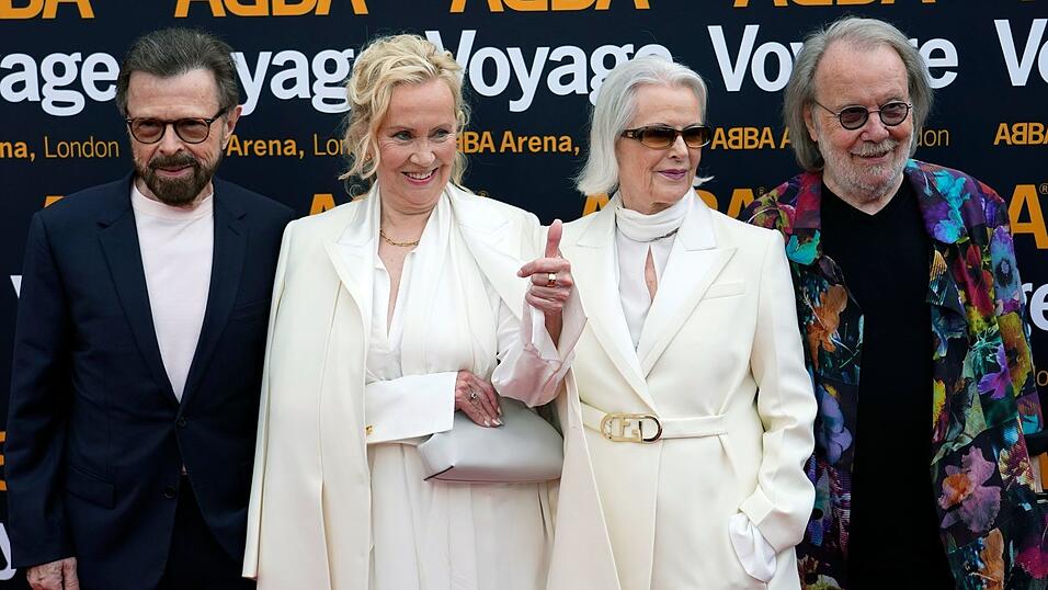 Die Abba-Mitglieder im Jahr 2022. Die Abba-Mitglieder im Jahr 2022.
