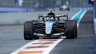 Kimi Antonelli geht von der Pole Position ins Miami-Rennen.