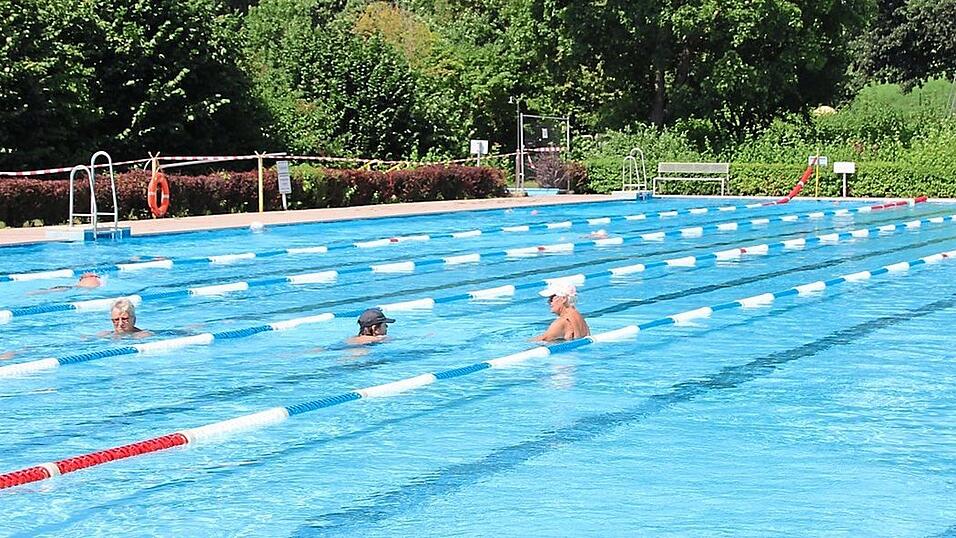 Schwimmen ohne Stress und Gegenverkehr - das macht hier richtig Spaß.