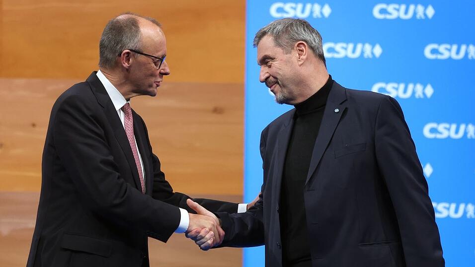 Friedrich Merz kommt das erste Mal als Kanzler zur CSU-Klausurtagung nach Seeon.