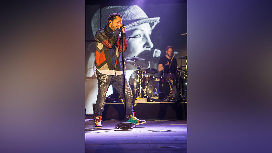 Der letzte Gig des Abends am Samstag: Adel Tawil. Foto: Mathias Adam