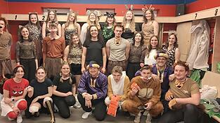 Alle Mitwirkenden der Showeinlage „Disney meets Bonbruck“. Alle Mitwirkenden der Showeinlage „Disney meets Bonbruck“.