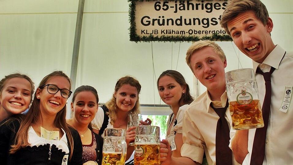Die KLJB Kl&auml;ham-Oberergoldsbach feierte am Wochenende ihr 65-j&auml;hriges Gr&uuml;ndungsfest.