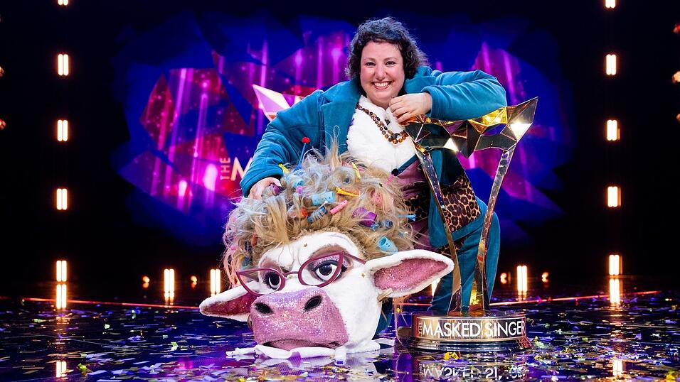 Komikerin Meltem Kaptan steckte unter dem Kuh-Kostüm. Komikerin Meltem Kaptan steckte unter dem Kuh-Kostüm.