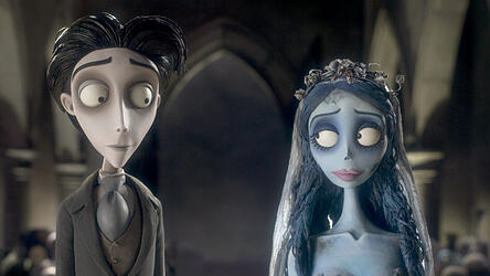 In „Corpse Bride“ ist eine quicklebendige Untote auf Bräutigamssuche. In „Corpse Bride“ ist eine quicklebendige Untote auf Bräutigamssuche.