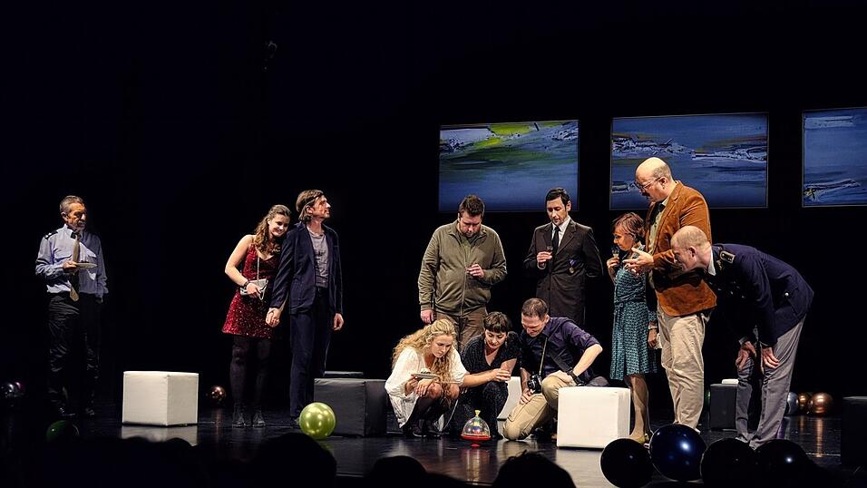 Szene aus 'Die drei Schwestern' im Theater am Hagen.