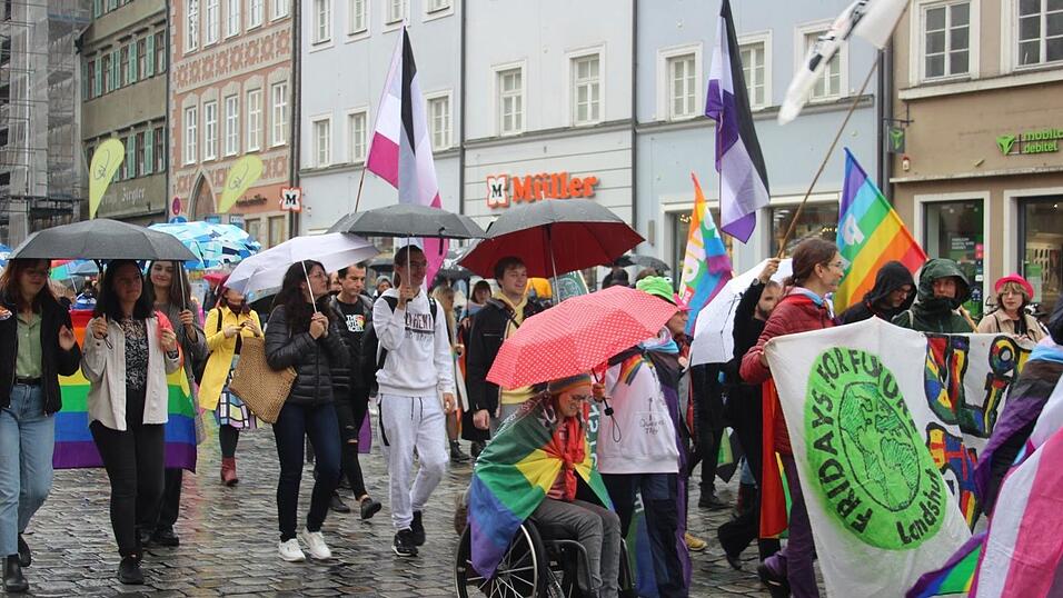 In Landshut fand am Samstag der Christopher Street Day statt.