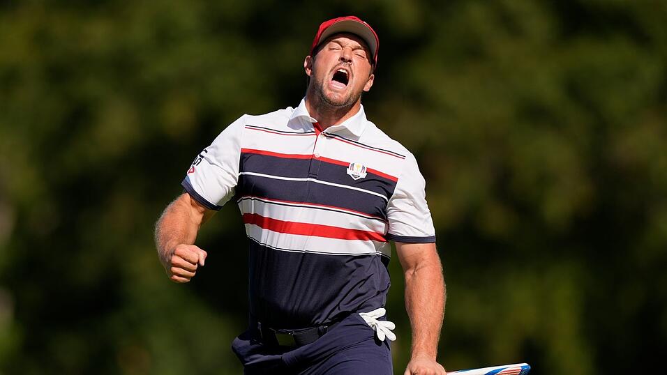 Bryson DeChambeau kam nach einem Fünf-Punkte-Rückstand noch zurück und holte ein Unentschieden.