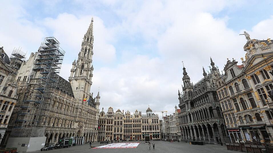 Leere in Brüssel: Auch in Belgien galt in den vergangenen Wochen eine weitgehende Ausgangssperre.