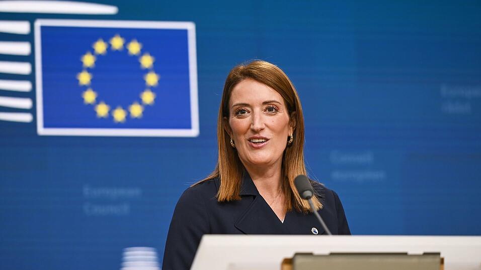 Roberta Metsola sieht den Weg frei f&uuml;r die weitere Arbeit am Handelsabkommen. (Archivbild)