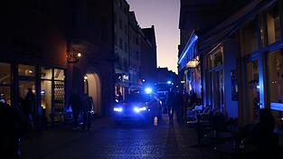 Der Blick in die Ludwigstraße um kurz nach 17 Uhr. Der Blick in die Ludwigstraße um kurz nach 17 Uhr.