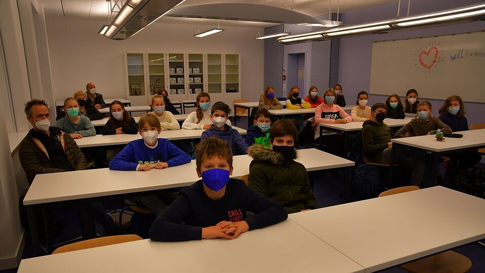 Gewinnerklasse: die 7c desHans-Carossa-Gymnasiumsin Landshut. Fotos: Florian Wende
