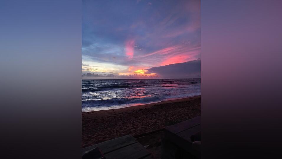 Die Stadt Galle liegt direkt an der Küste. Hier kann man es am Strand gut aushalten.