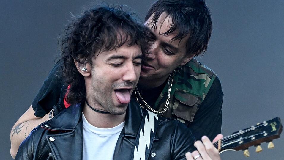 Albert Hammond Jr. und Julian Casablancas 2022 in Berlin. (Archivbild) Albert Hammond Jr. und Julian Casablancas 2022 in Berlin. (Archivbild)