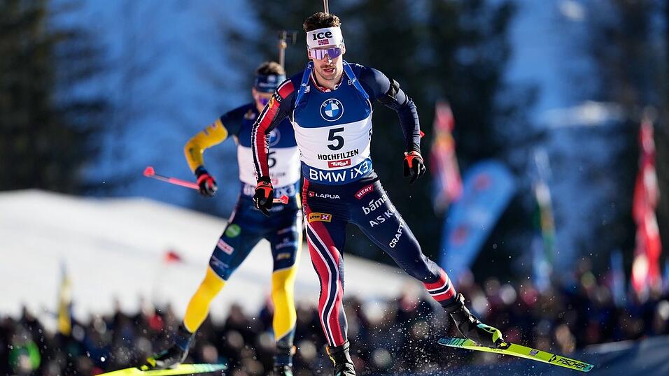 Auch sein Teamkollege Sturla Holm Laegreid fällt krank aus. (Archivbild) Auch sein Teamkollege Sturla Holm Laegreid fällt krank aus. (Archivbild)