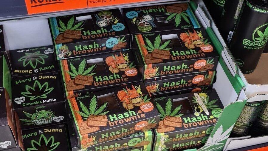 Hash-Brownies lagen Anfang der Woche noch im Regal.