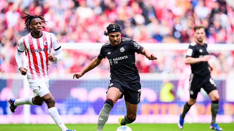 Kane-Vertreter in der Bayern-Spitze: Serge Gnabry. Kane-Vertreter in der Bayern-Spitze: Serge Gnabry.