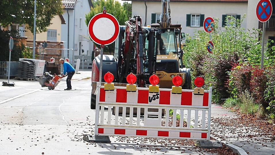 Am Dienstag haben die Arbeiten bei der Realschule angefangen.
