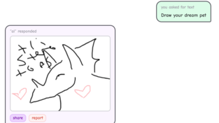 Ein Triceratops als Haustier: Darauf kommt keine KI.