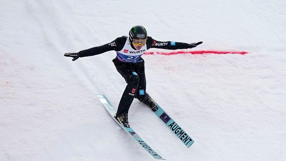 Bester deutscher Skispringer auf der Großschanze: Philipp Raimund.