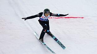 Bester deutscher Skispringer auf der Großschanze: Philipp Raimund.