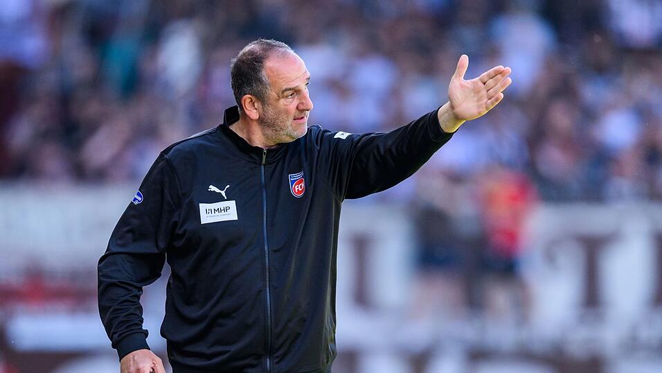 Gab die Richtung vor: FCH-Coach Frank Schmidt