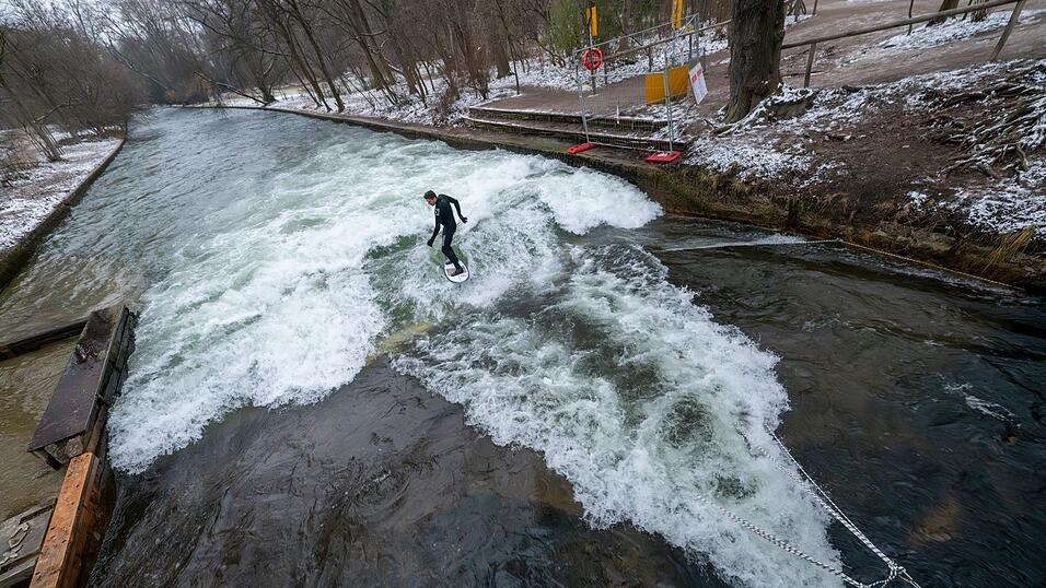 Die Eisbachsurfer haben den aufwendigen Versuch abgesagt.
