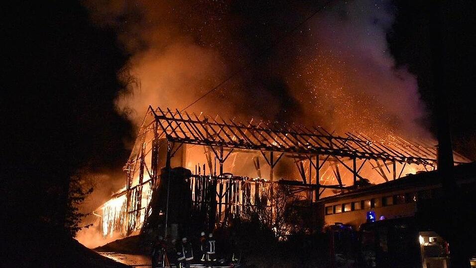 Bei einem Brand auf einem Bauernhof im Landkreis Deggendorf kamen mehrere Rinder ums Leben.