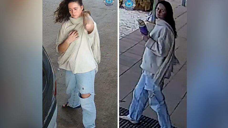 Die Deutsche wurde zuletzt an einer Tankstelle und an einem Geschäft von Sicherheitskameras gefilmt. Die Deutsche wurde zuletzt an einer Tankstelle und an einem Geschäft von Sicherheitskameras gefilmt.