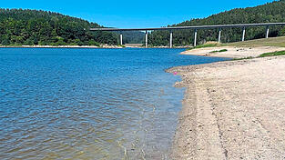 Mit glasklarem Wasser präsentiert sich der Eixendorfer Stausee aktuell - und das trotz mehrerer Hitzewellen. Doch der Zustand ist fragil. Mit glasklarem Wasser präsentiert sich der Eixendorfer Stausee aktuell - und das trotz mehrerer Hitzewellen. Doch der Zustand ist fragil.
