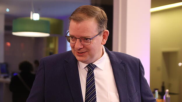 FDP-Kandidat Ulrich Lechte ist in der Wahlarena angekommen. FDP-Kandidat Ulrich Lechte ist in der Wahlarena angekommen.