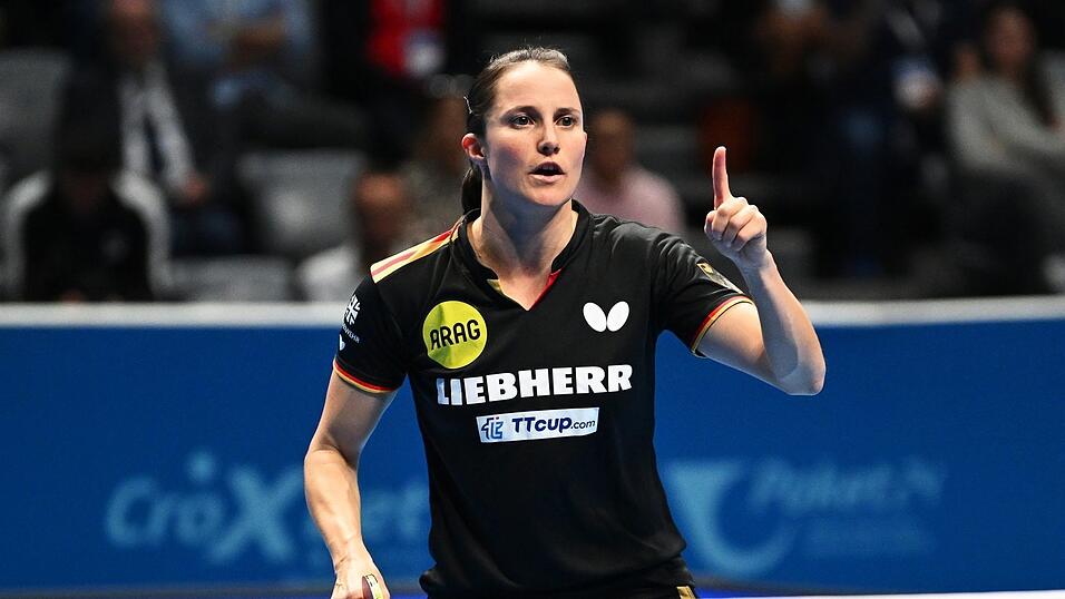Europas Nummer eins: Tischtennis-Spielerin Sabine Winter.