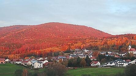 Herbststimmung im Bayerischen Wald (in Grattersdorf). 