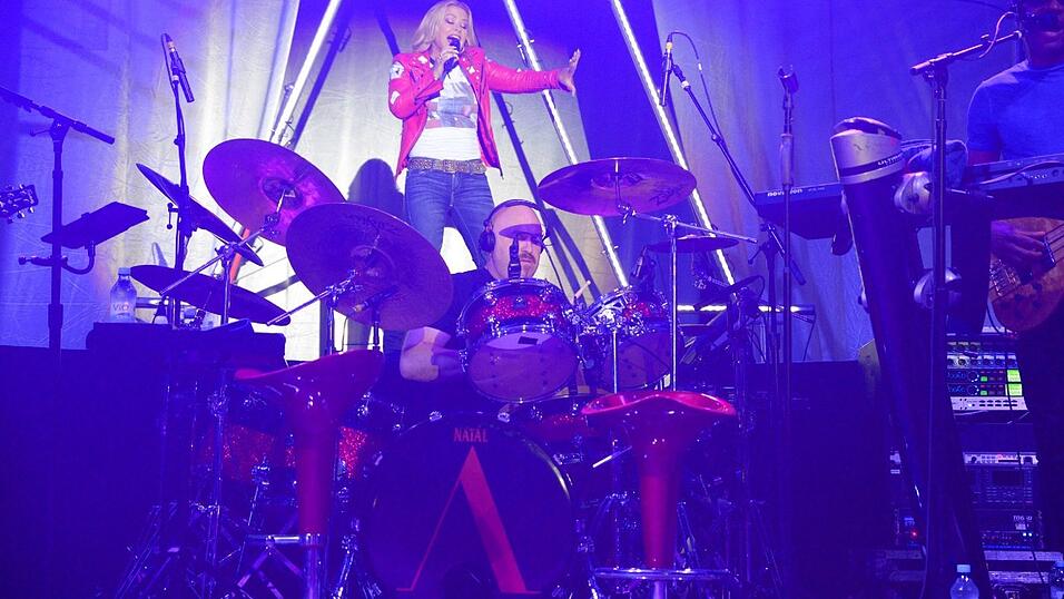 Anastacia rockte das Bluetone-Zelt. Anastacia rockte das Bluetone-Zelt.