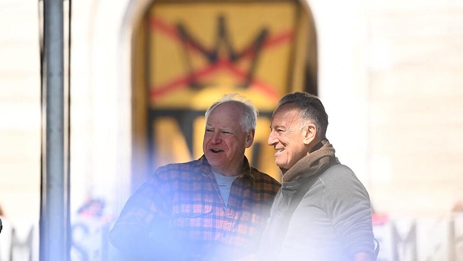 Der Musiker Bruce Springsteen teilt die Kritik an der US-Regierung.