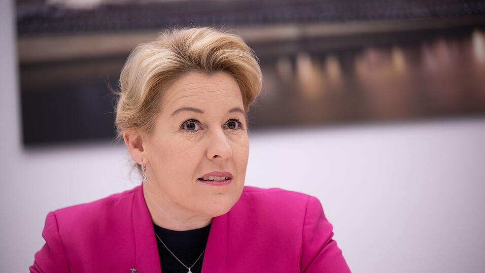 Berlins Wirtschaftssenatorin Franziska Giffey: &laquo;Werden nicht trotz, sondern wegen Klimaschutz wirtschaftlich erfolgreich sein.&raquo;