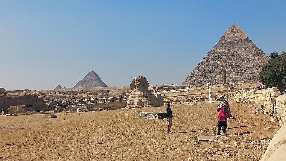 Die faszinierenden Pyramiden von Gizeh.