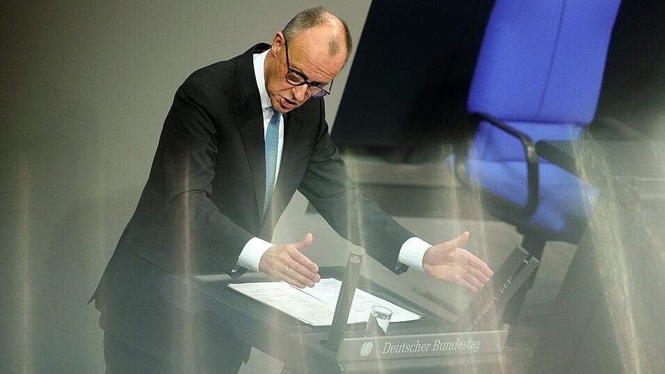 Der Bundeskanzler in der Generaldebatte im Bundestag.