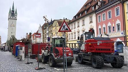 Der Ludwigsplatz ist derzeit eine Gro&szlig;baustelle.&nbsp;